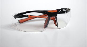 HiQ Safety glasses on white background